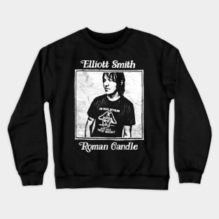 Elliott Smith Roman Candle / Vintage Styled Fan Art Design Crewneck Sweatshirt